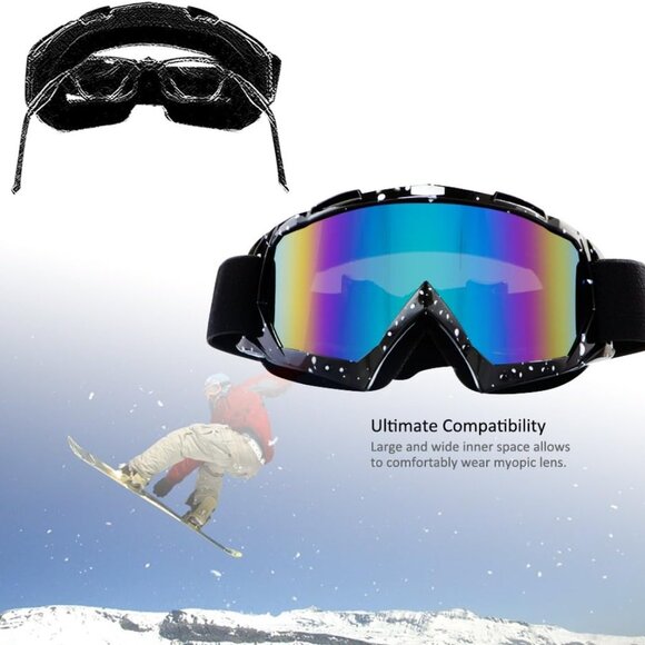 Motorcycle Goggles Dirt Bike Goggles Motocross Goggles Windproof ATV Goggles Dus - Picture 6 of 10